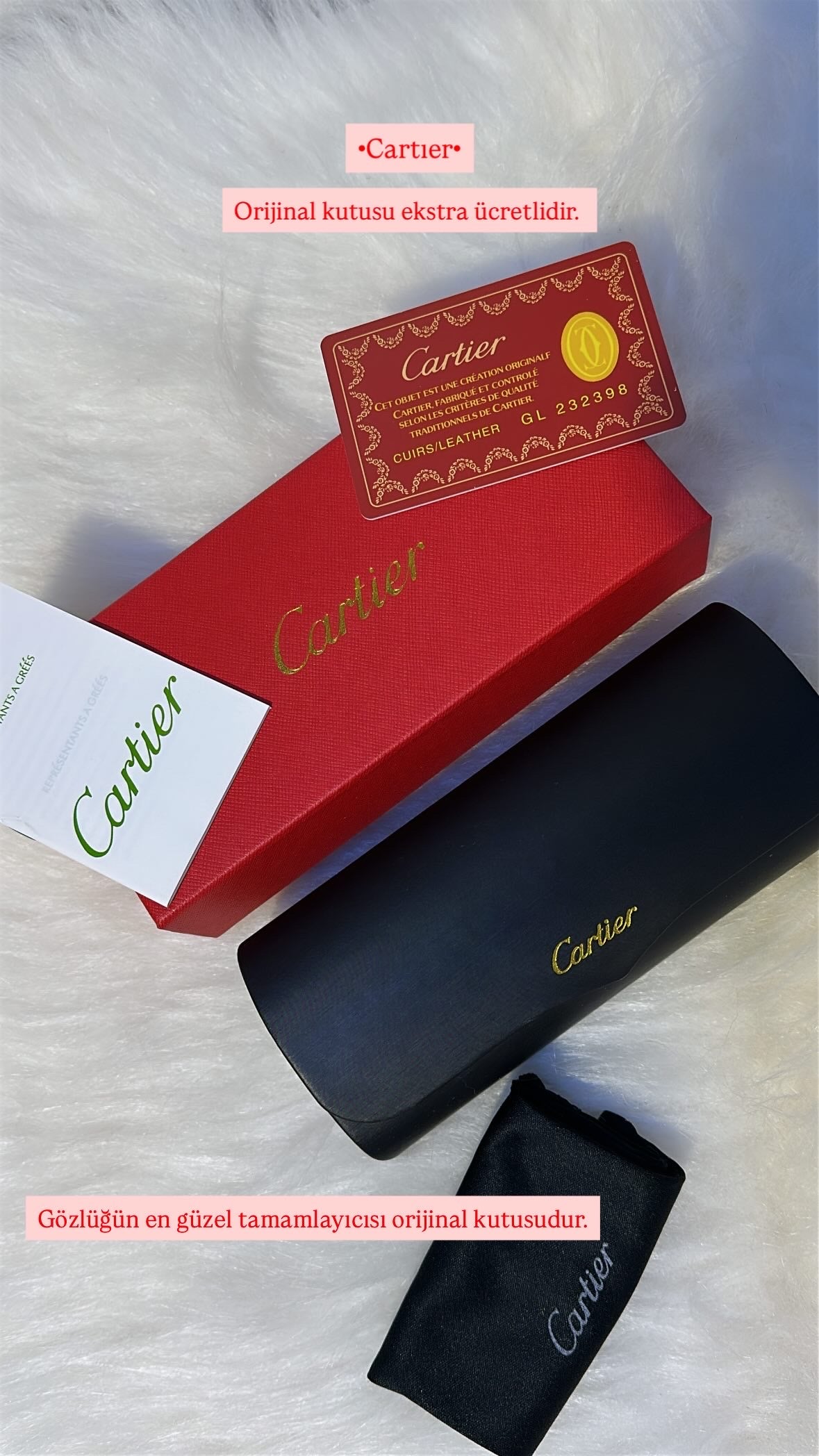 Cartıer Orijinal Kutu