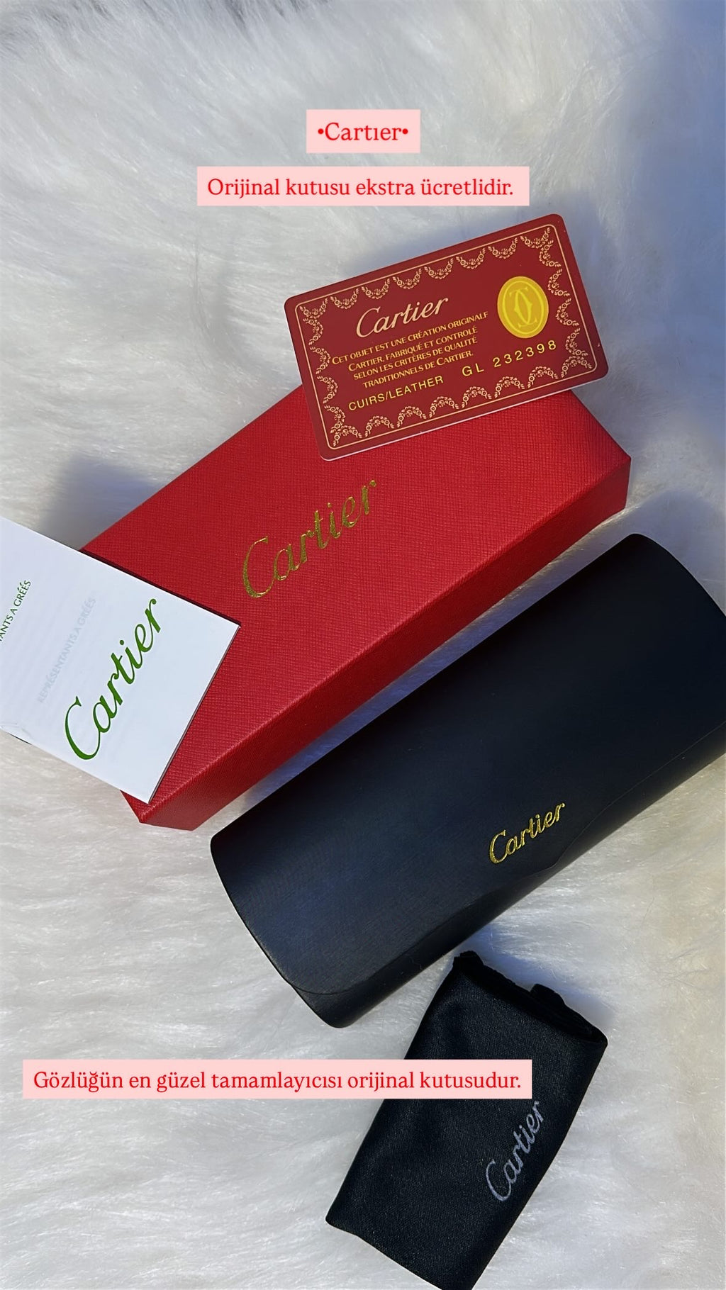 Cartıer Orijinal Kutu